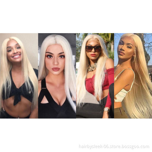 Rebecca fashion 613 Blonde Straight Weave Raw  virgin Remy human hair bundles  human hair bundles Human Hair Extension